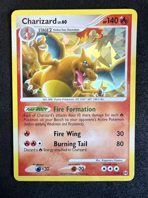 2006 Arceus Cracked Ice Charizard Arceus Cracked Ice