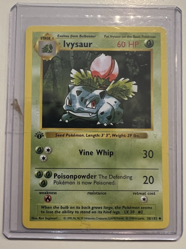 1999 Base Set Ivysaur